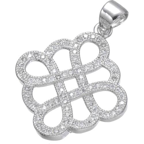 Jewelry Making Supplies Inlaid Zirconia Rhinestone Pendant For Long Chain Necklace Charm Women Fashion necklaces pendants