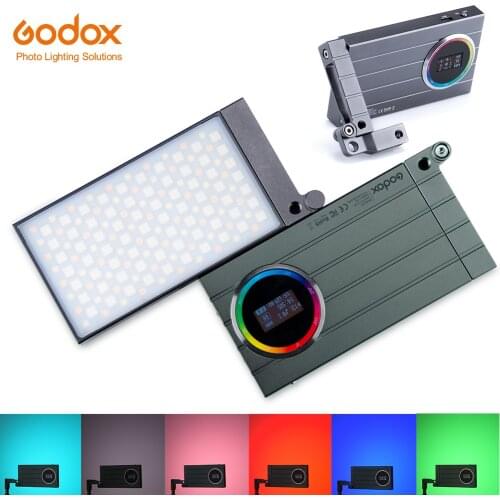Godox M1 2500K-8500K Full Color RGB LED Light Pocket Aluminum Alloy Mini LED Video Creative Light Multiple Special Effects