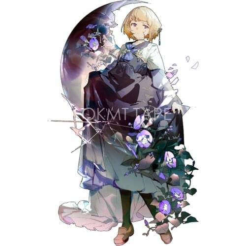 Dreamy Purple Girl PET Washi Tapes Bullet Journal Masking Tape Adhesive Tape DIY Scrapbooking Decorative Washi Stickers