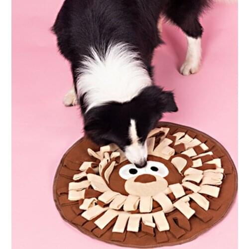 Legendog Cartoons Dog Snuffle Mat Pet Sniffing Training Blanket Relieve Stress Nosework Puzzle Toy Pet Food Dispenser For Indoor