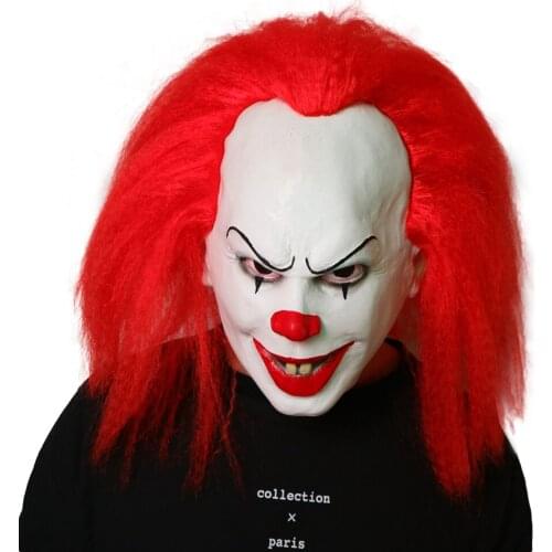 Halloween Stephen Kings It Mask Pennywise Horror Clown Joker Mask Clown Mask Halloween Cosplay Costume Props