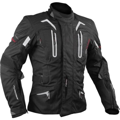 Motorcycle jacket 3 layer thermal waterproof removable CE protectors Touring