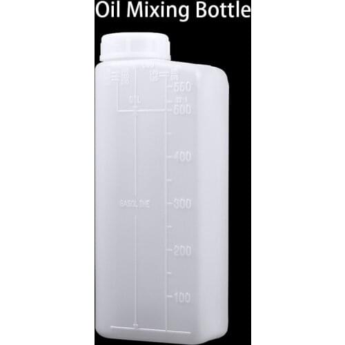 Nylon Plastic 2 Stroke Oil Petrol Fuel Mix Bottle For Trimmer Chainsaw Tools Parts For Chainsaw 20:1 25:1 Oil Mixing Bottle