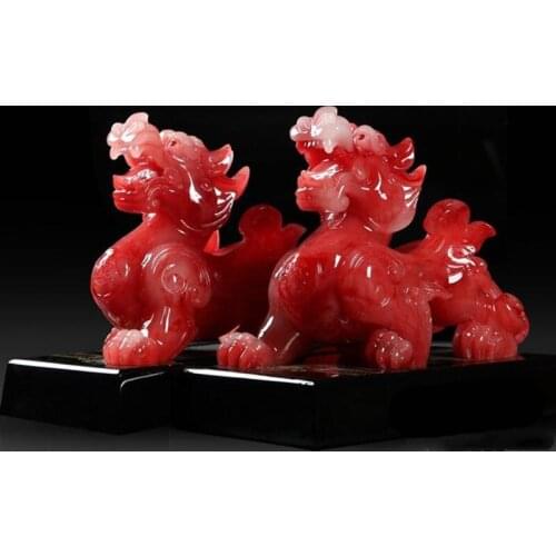 HOUSEWARMING NEW HOME GIFT BRAVE TROOPS RESIN FIGURINES MASCOT COMPANY OFFICE HOME DECORATION ACCESSORIES A PAIR OF ORNAMENTS