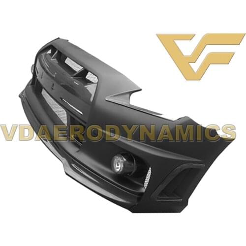 Suitable For 08-16 Nissan GT-R R35 GTR VAD-WD FRP Front Bumper Body Kit with Fog Lights - Half Carbon or Full Carbon available