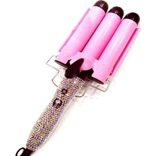 Professional hair styling tools Triple Barrel Hair Curler Ceramic Curling 3 Barrels Waver Curlers