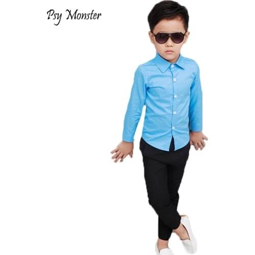 PsyMonster Long Sleeve Shirts For Boys