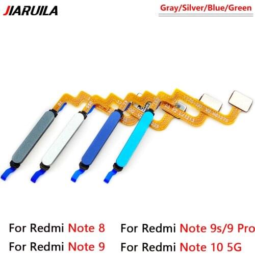 FingerPrint Home Button Touch ID Sensor Flex Cable Ribbon Replacement Parts For Xiaomi Redmi Note 9S 9 Pro