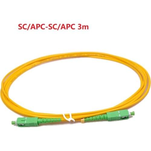 SC-SC APC Duplex Single Mode Fibre Patch Cord Fiber Cable Jumper 3m