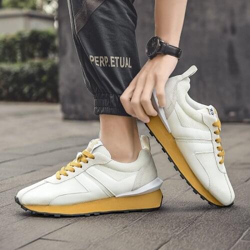 Retro couple mesh breathable comfortable breathable mens sports shoes non-slip mens casual shoes large size Zapatillas mujer