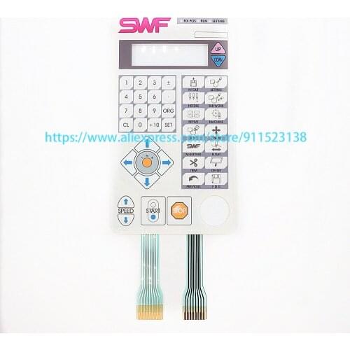SWF Sunstar Embroidery Machine Spare Parts Genuine Control Panel Keyboard Keypad Membrane For SWF Single Head Embroidery Machine