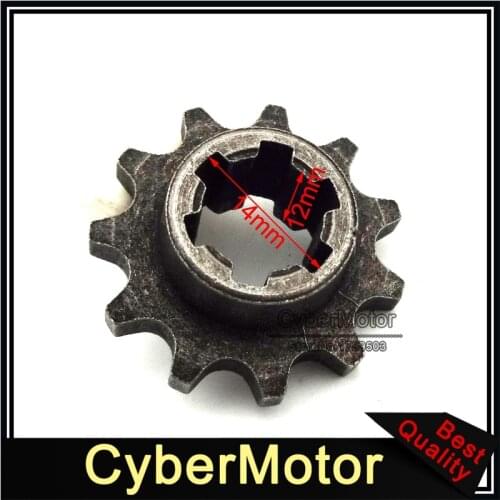 T8F 11 Tooth Front Clutch Drum Gear Box Pinion Chain Sprocket Gear For 2 Stroke 47cc 49cc Chinese Dirt Bike Mini Moto