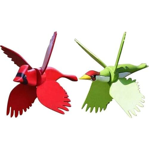 Whirligig Asuka Windmill, Flying Bird Whirly Garden Pinwheels Decor Stakes,Waterproof Outdoor Figurines Ornaments