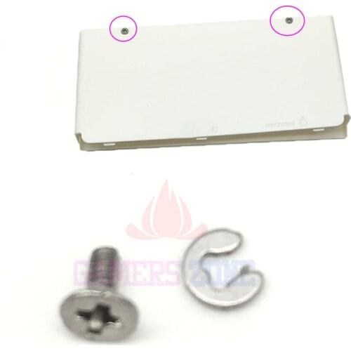 50sets Silver Replacement For New 3DS 2015 Version Screws With Clip For Back Battery Case Cover