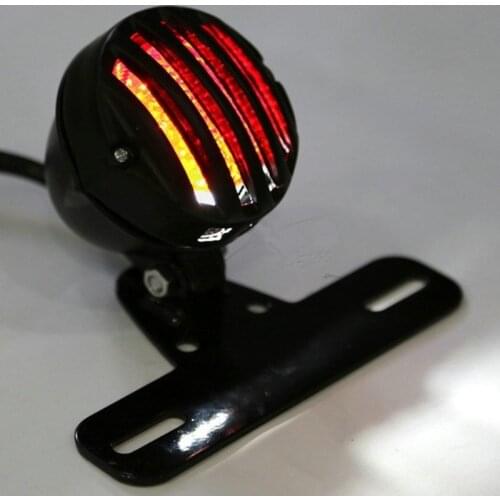 Motorcycle Rear Fender Brake Tail Light License Plate Holder Light Taillight For Harley Sportster Softail Chopper For Triumph