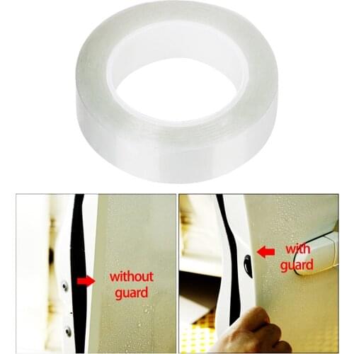Car Door Edges Guard 1.5cmx5m Transparent Car-styling Styling Mouldings Anti-scratch Wrap Sticker Door Scratch Protector