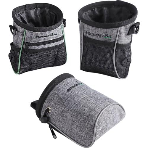 1Pcs Portable Training Bag Dog Pet Snack Bag Supplies Large Capacity Puppy Snack Reward Waist Bag For Dog Cat