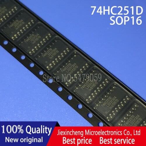 30PCS 74HC251D 74HC251 SN74HC251DR SOP16 New original