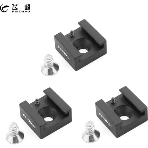 BGNing Cold Shoe Mount Adapter Base with 1/4" Mounting Screw for Camera Cage Flash LED Light Microphone Hot Shoe Adapter