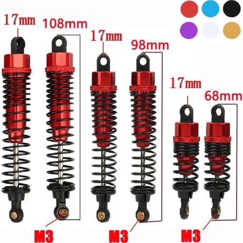 NEW 4pcs 68mm/98mm /108mm Aluminum Shocks Absorbers Damper for HSP HPI 1/10 Scale RC Car On-Road Monster Truck Off Road Buggy