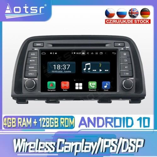 Android10 PX6 128G For MAZDA CX-5 2012 - 2013 Car DVD GPS Navigation Auto Radio Stereo Video Multimedia Player HeadUnit 2din