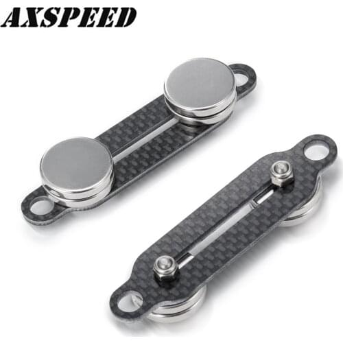 AXSPEED 1PCS RC Car Shell Column Magnetic Stand Invisible Body Post for 1/10 RC Crawler Axial SCX10 Upgrade Accessories