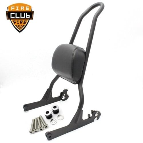 For Harley Fatboy LO FLSTF Softail FXST FLST CVO Luggage Rack Sissy Bar Passenge Passenger Sissy Bar Backrest Pad Cushion