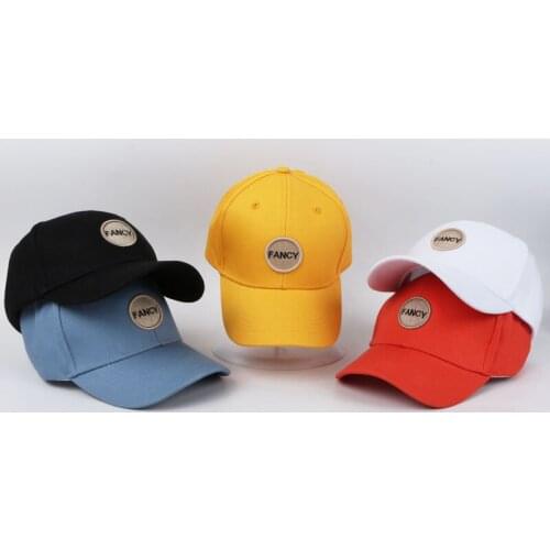 Spring Summer Letter Embroidery Baseball Caps For Kids Boys Girls Cotton Autumn Toddler Baby Sun Hats