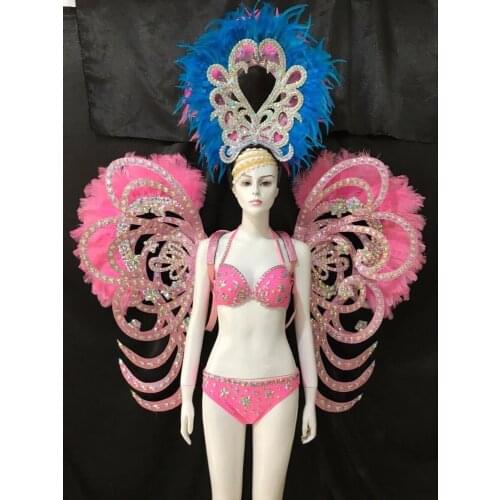 Brazil Rio Spanish Cuba Santiago Havana Venice Dionysia carnival Float Mask dress masque ball costume samba plumage plume Headd