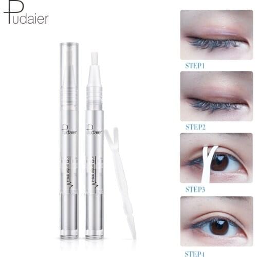 Pudaier 1pc 5ml Invisible Double Eyelid Gel Cream Transparent Fold Lift Eyelids Styling Shaping Cream Eyelash Extension Tools