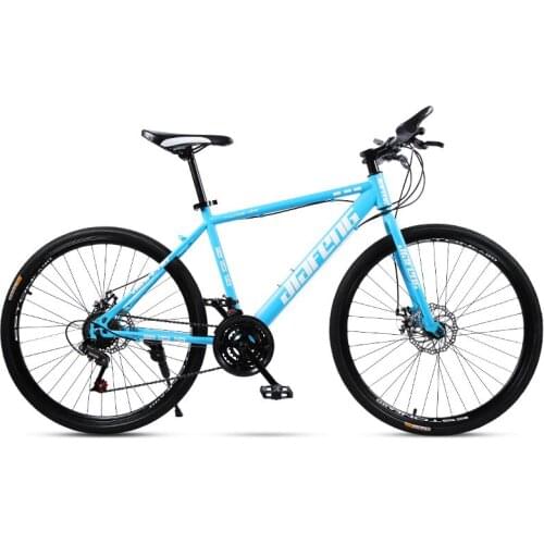 Mountain Bike 30 Speed 26 Inch Adult Men and Women Shock One Wheel Speed Racing Disc Brakes Off Road Student Bicycle