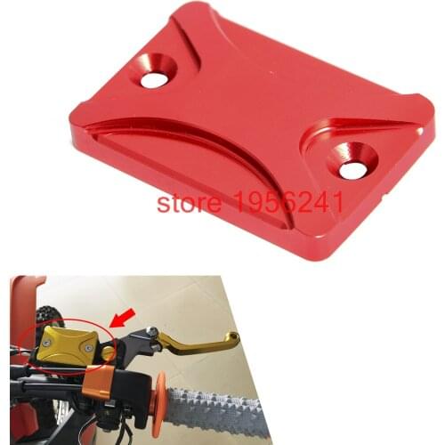 CNC Billet Brake Reservoir Cylinder Cover For Kawasaki Z300 Ninja 250R 300 KLX250 KLX650 KDX250 KLR650 KLF300 KVF360 KVF650
