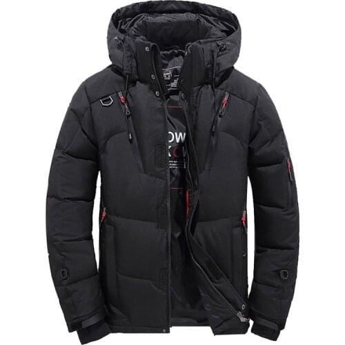 New Mens Waterproof White Duck Winter Down Jackets Men Warm Hooded Winter Parkas Thicken Male Jackets Coat Casaco Masculino