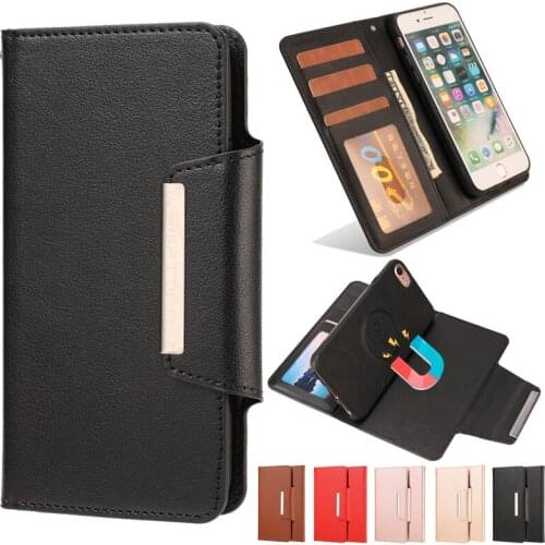 Magnetic Leather Case for iPhone SE 2020 8 7 6 6S Plus Wallet Card Cover for iPhone 12 Mini 11 Pro XS Max XR X Coque Etui Hoesje