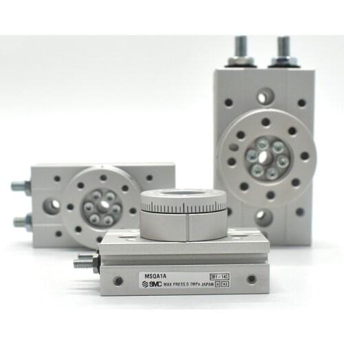 MSQA MSQA1A MSQA2A MSQA3A MSQA7A SMC Original Pneumatic Rotary Table cylinder rack&pinion type