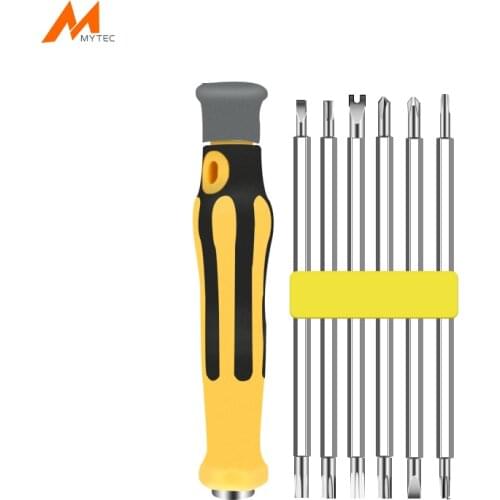 6 IN 1 Screwdriver Kit Precision Magnetic Bits DIY Dismountable Mini Screw Driver Tool Set