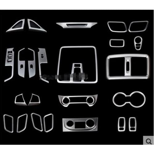 Center Console Panel Stickers Sequin Frame Interior Decoration For Hyundai Creta IX25 2016 Auto Accessories Car-styling
