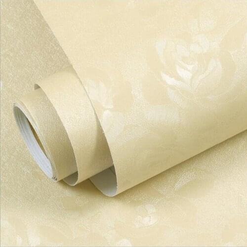 Wall Covering 60*100cm Self-sticking Classical European Style PVC Wall Paper Roll Luxury Floral Wallpaper for Bedroom Wall Decor
