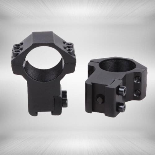 Hunting Gun accessories 25.4mm 2PCs High Profile Airgun Rings w/Stop Pin Dovetail Rings 11mm Rifle Scope Mount Rings