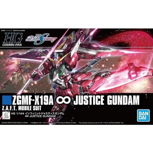 Original HG 1/144 Gundam Model ZGMF-X19A INFINITY JUSTICE GUNDAM NORN Armor Unchained Mobile Suit Kids Toys