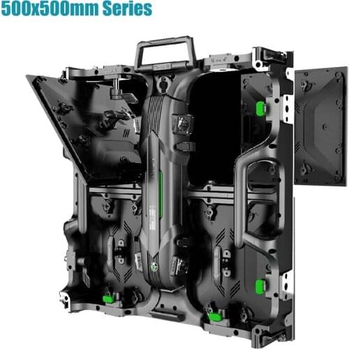 P3.91 Indoor LED Panel SMD 1/16 Scan 500X500 Aluminium Die Casting Cabinet, Full Color Display Screen P2.6/P2.9/P4.8 Video Wall