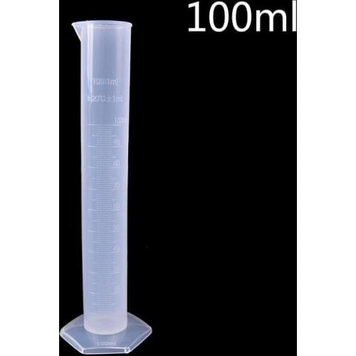 100ml Plastic Measuring Cylinder Laboratory Test Graduated Tube tool Affordable Chemistry Set