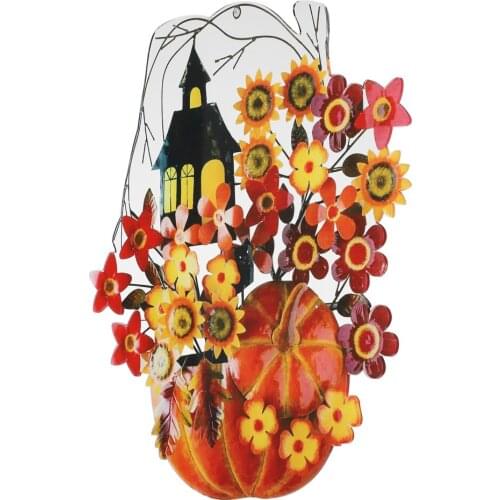 Christmas Decortions Simulation Pumpkin Acrylic Floral Décor Home Decoration Party Supplies Window Front Door Halloween Crafts