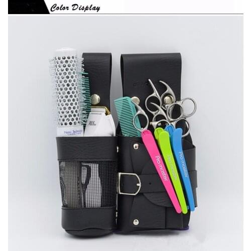 Hair Tool Bag Cutting Scissors Comb Styling Bag Waist Pack Hairdressing Tool Waist Pack Bag Hairpin Bottle Bag with Belt