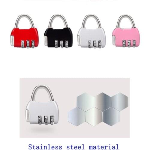 Free Shopping Cipher padlock travel case , desk , wire gym, anti-theft dormitory Mini drawer lock