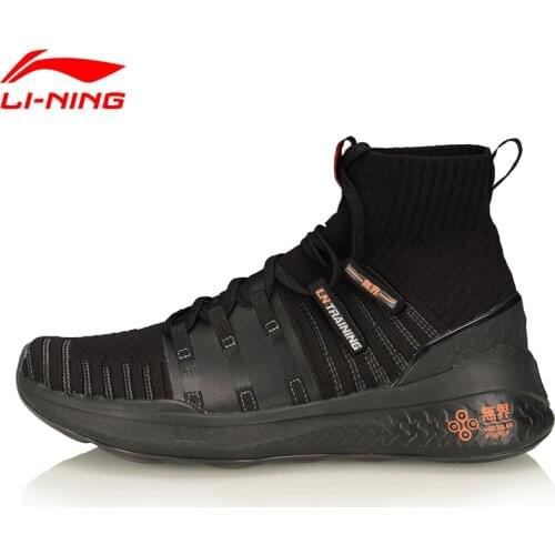 Li-Ning Women Multi-Function Training Shoes Mono Yarn LiNing Fitness Sport Shoes Wearable Sneakers AFPP012 SOND19