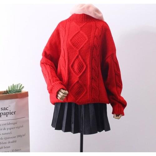2018 Real Full Woman Pullover Easy Spring New Pattern High Lead Ancient Ways Hemp Flowers Knitting Unlined Upper Garment M2704