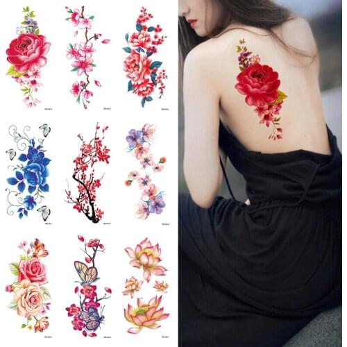 24 Patterns Temporary Tattoo Arm Body Art Removable Waterproof Tattoo Sticker Personalized Beautiful and Lovely Tattoo Stickers