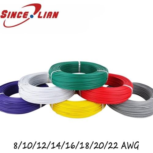 5meters UL1015 14/16/18/20/22AWG PVC Tinned Copper Stranded Wire electrical wire conductor AWG UL1015 Free shipping