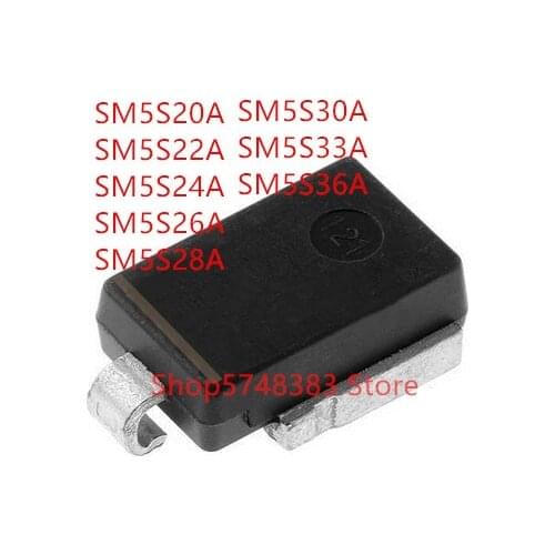 5PCS/LOT New original SM5S20A SM5S22A SM5S24A SM5S26A SM5S28A SM5S30A SM5S33A SM5S36A High power tube DO-218